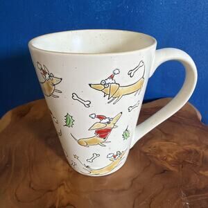 Spectrum Design Ceramic 17oz Christmas Dog Coffee Mug AA02B04033